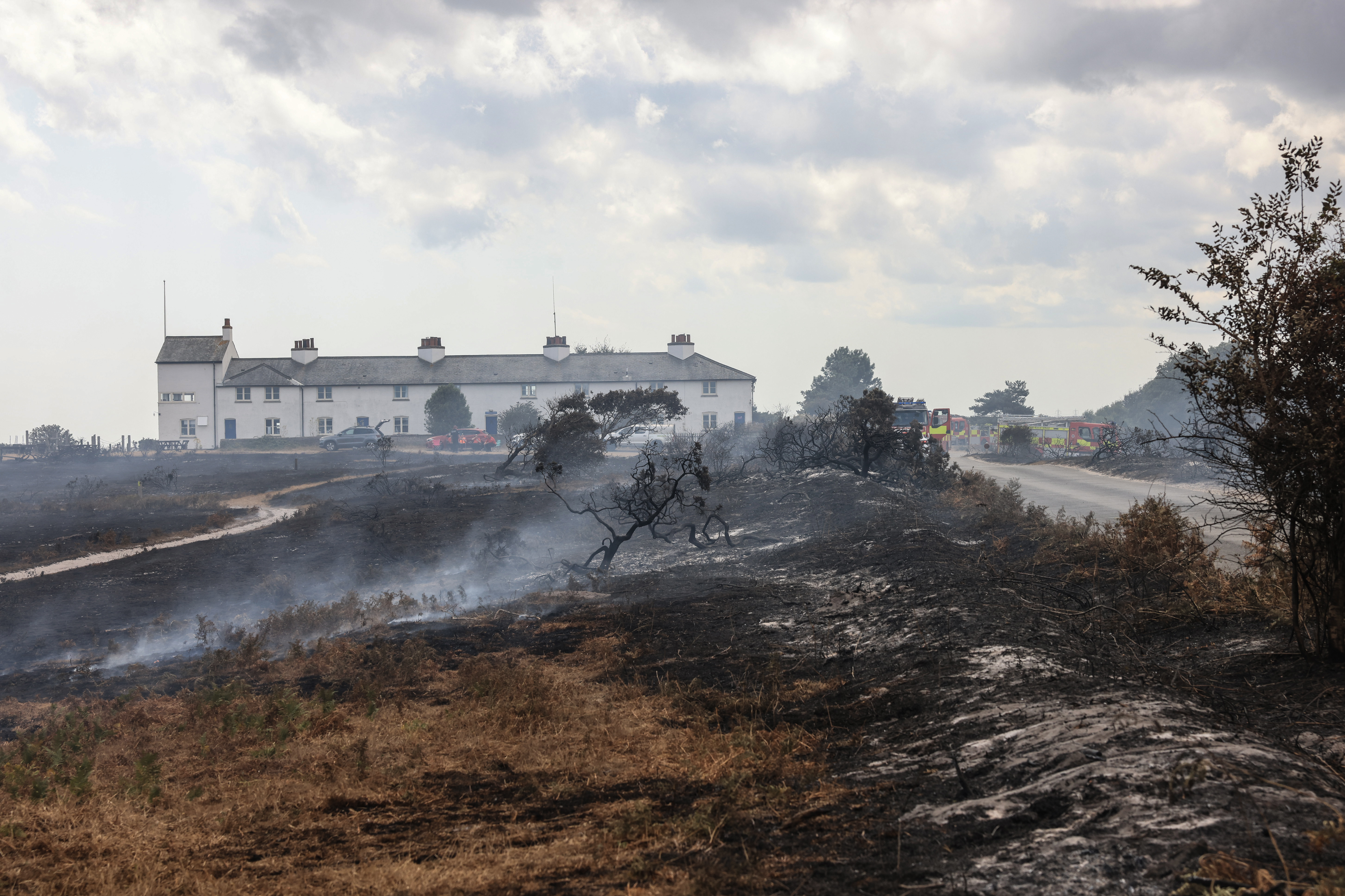 Fire at Dunwich Heath