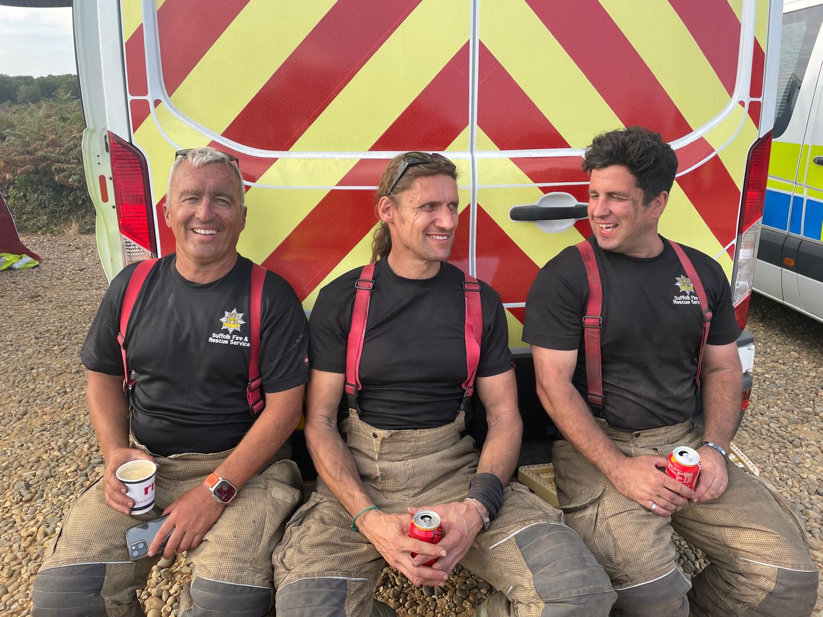 Fire crews on scene at Dunwich Heath