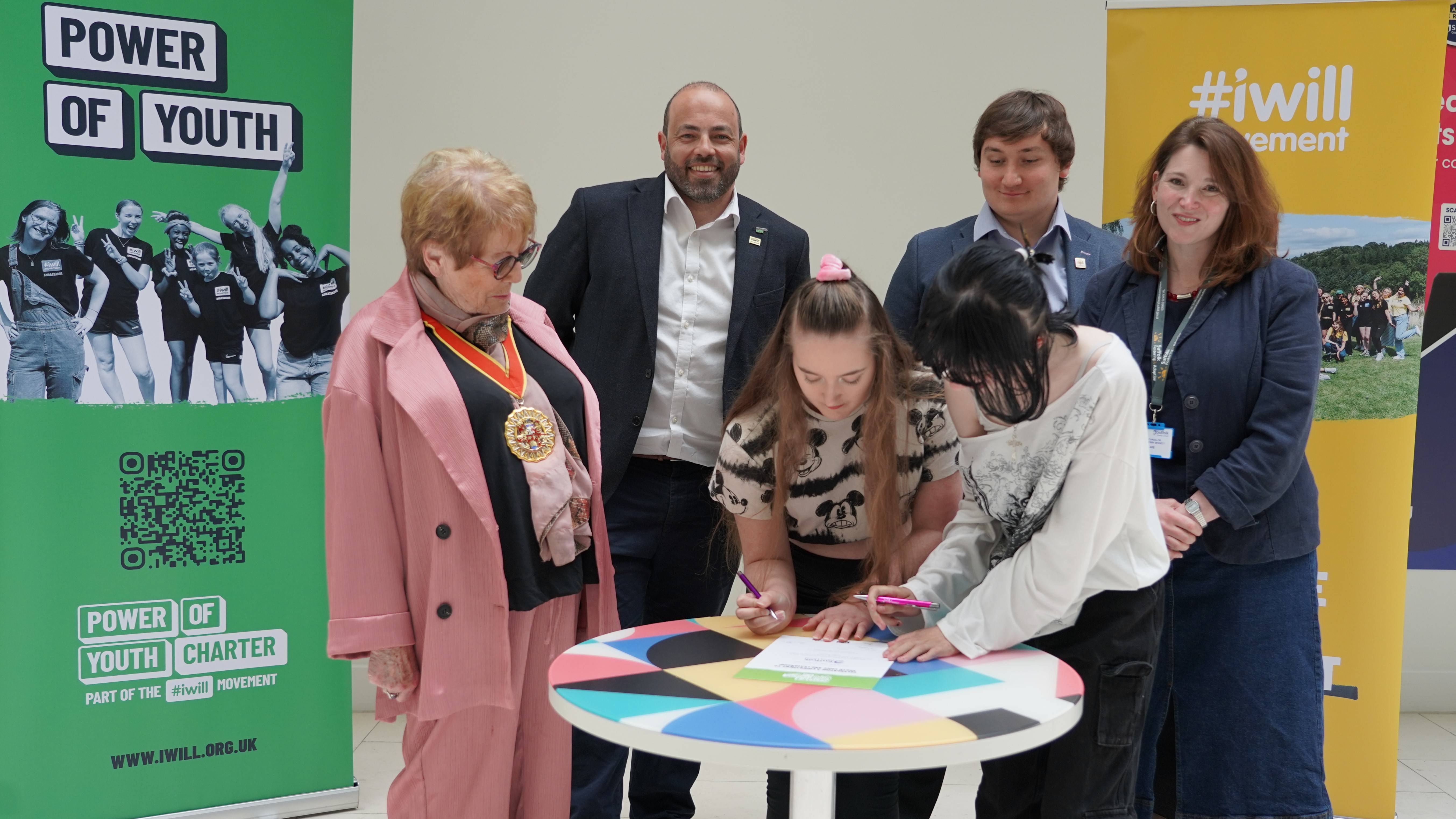 MYPs sign the Power of Youth Charter