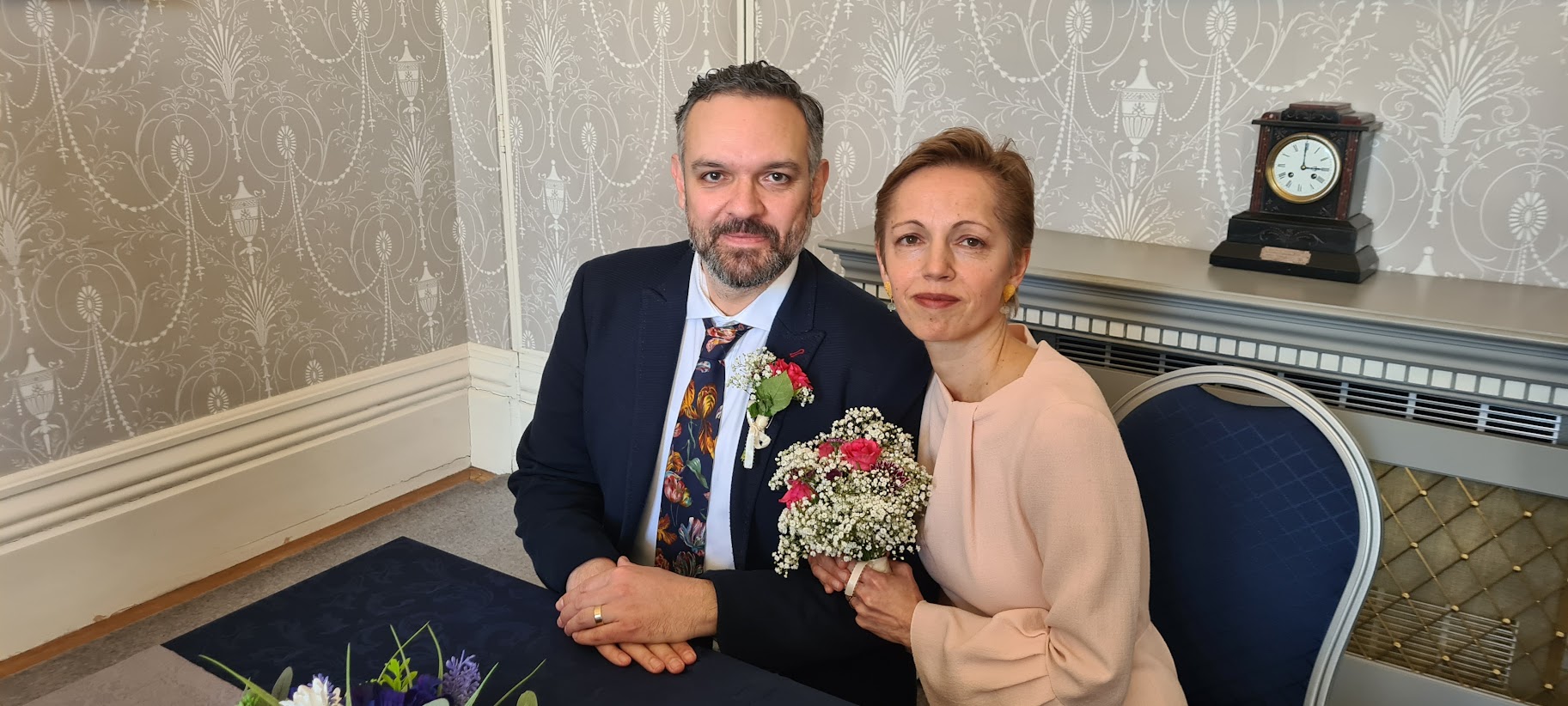 couple in the new ceremony room