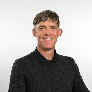 Councillor Ash Lever wearing black jumper and shirt
