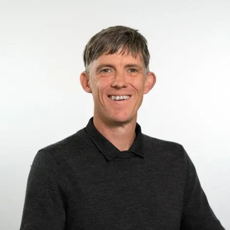 Councillor Ash Lever wearing black jumper