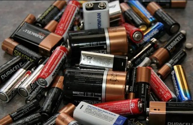 Waste batteries