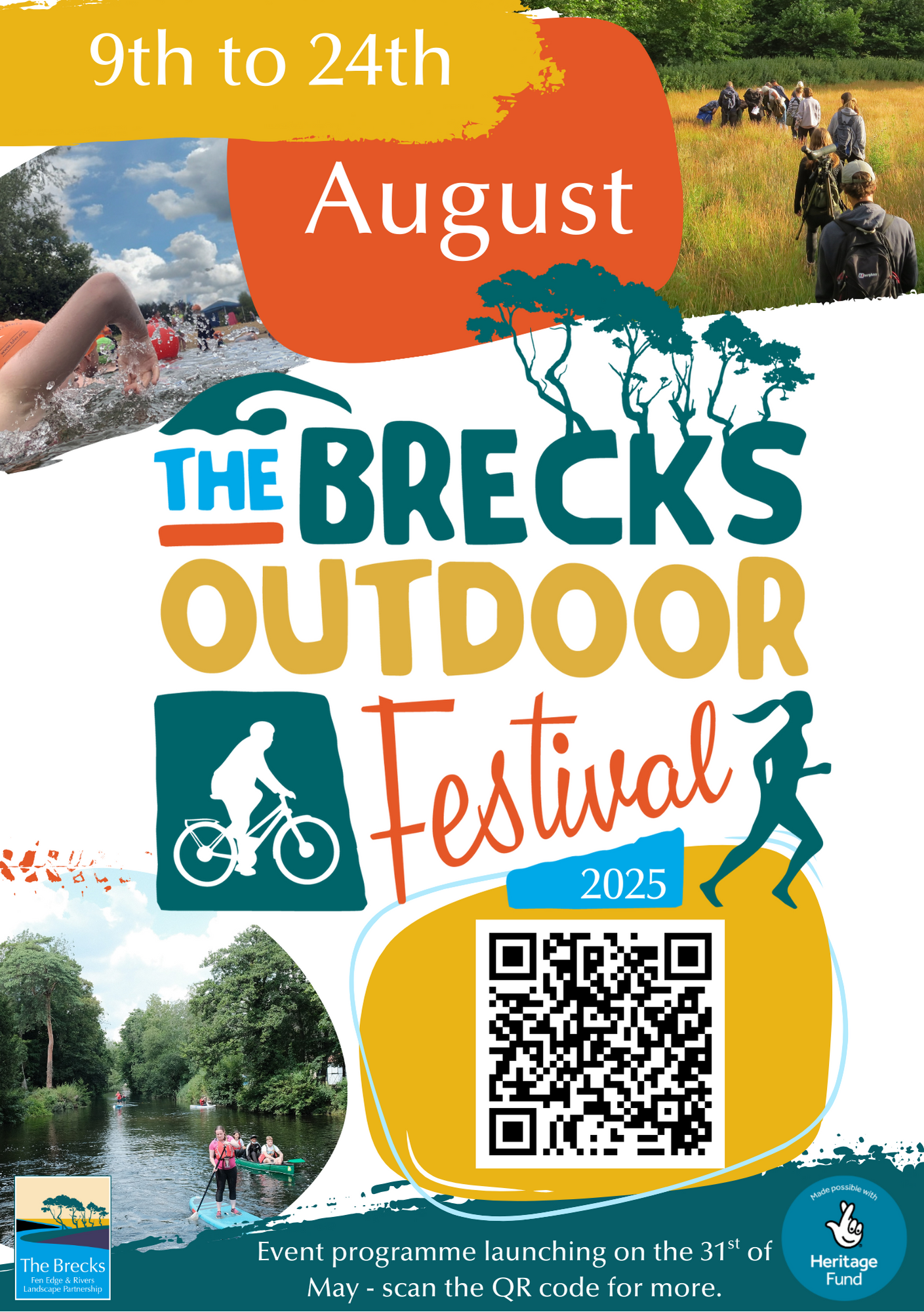a colourful flyer promoting the festival