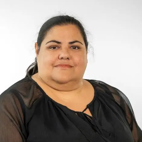 Cllr Adele Cook wearing black dress