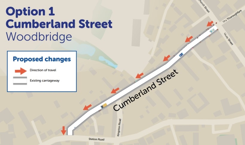 CGI image of Option 1 for Cumberland Street.