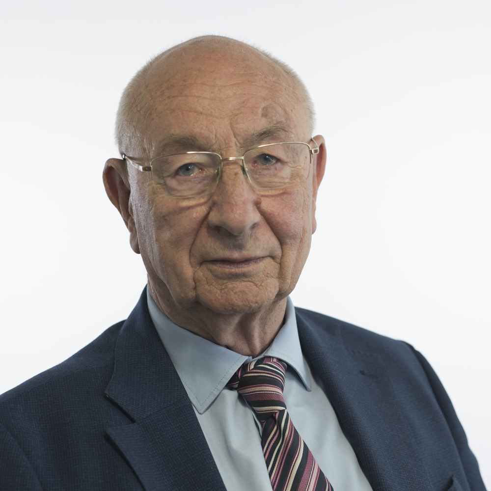 Image of David Goldsmith wearing Suit Jacket Shirt and striped tie