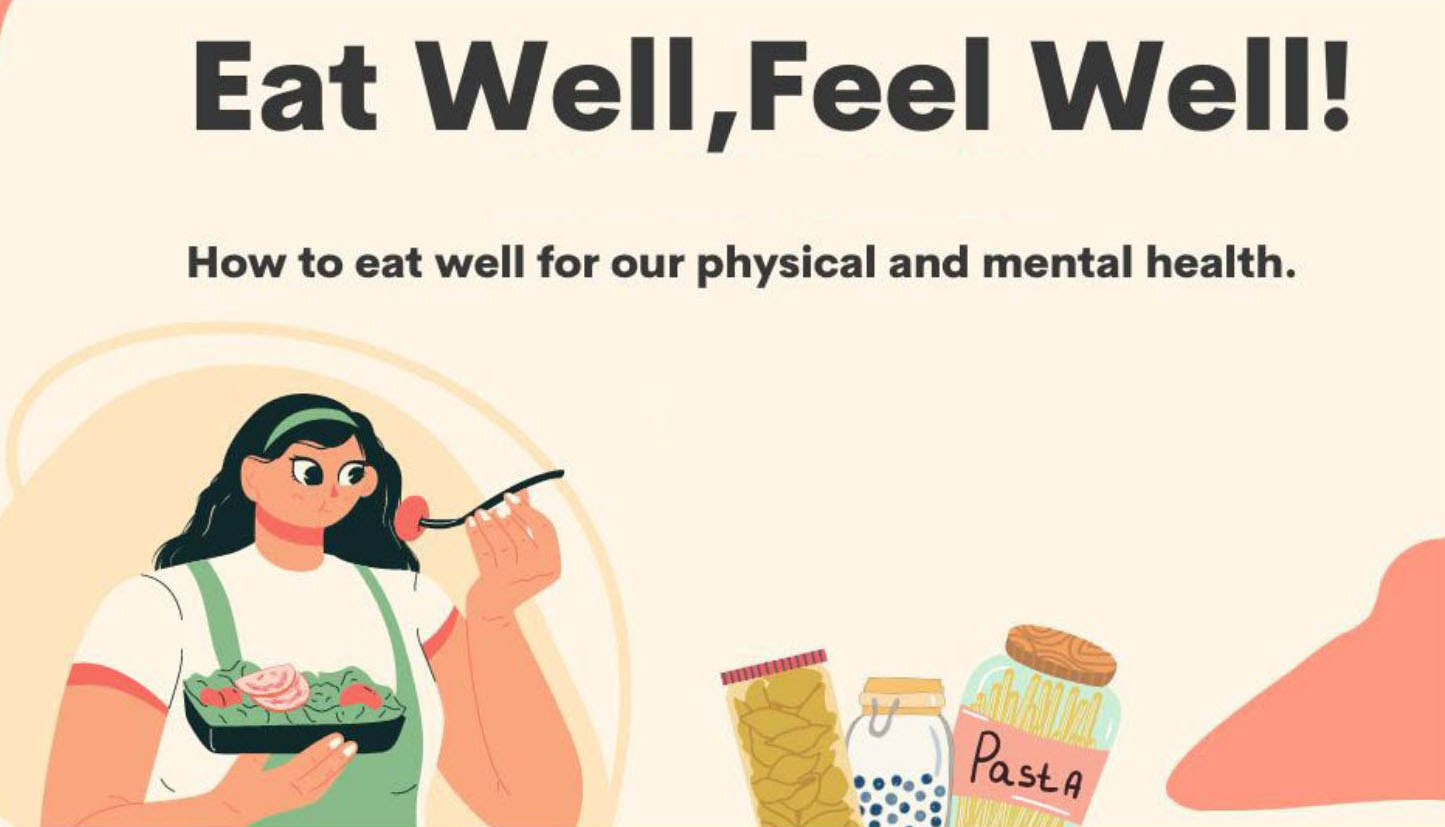 Women eating a healthy meal