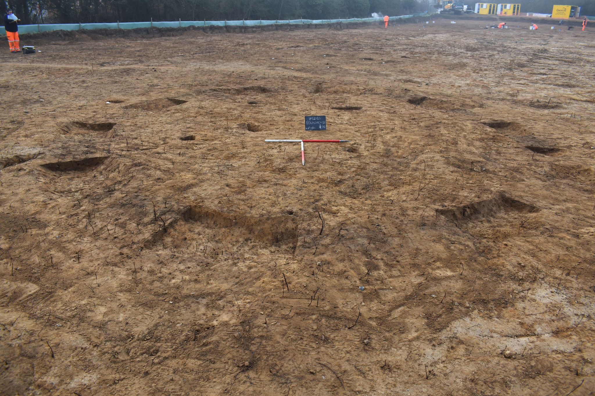 Ring gully looking south at Europa Way
