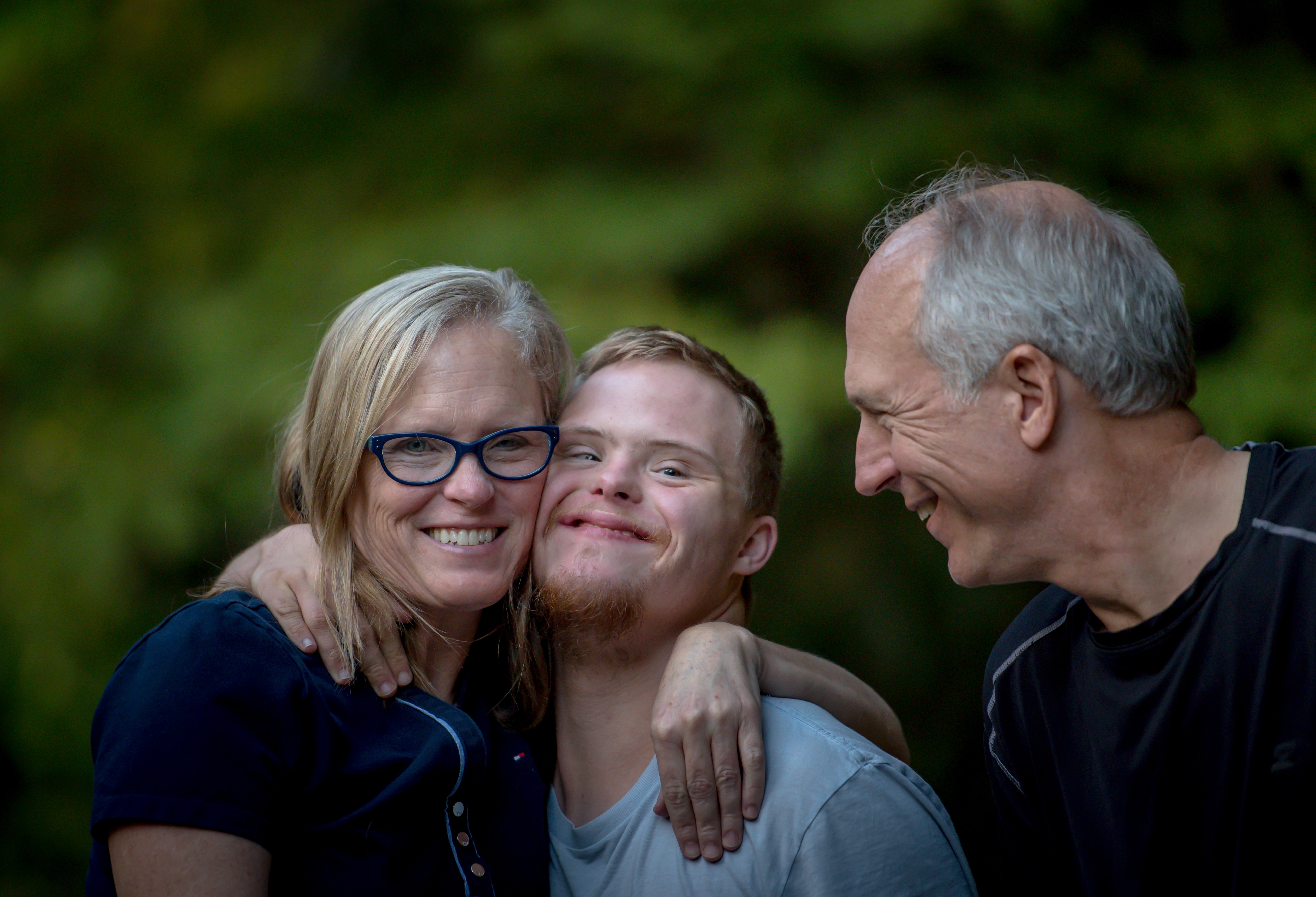 SEND family smiling