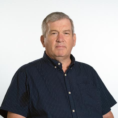 Cllr Gary Keogh wearing short sleeve shirt
