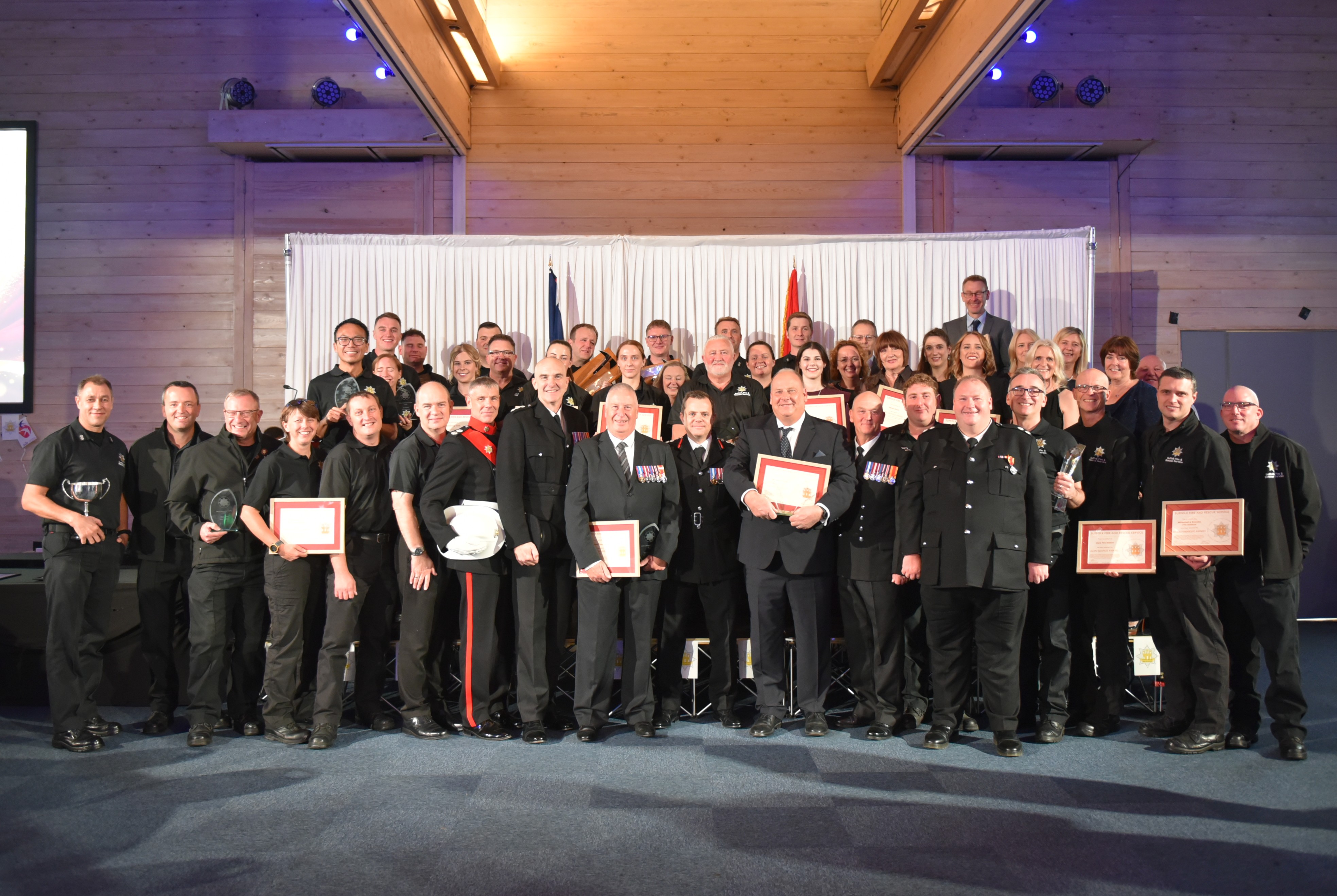 The recipients of the 2026 Suffolk Fire and Rescue Awards