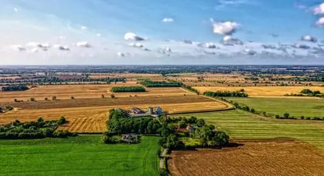 Fields near Halesworth in Suffolk
