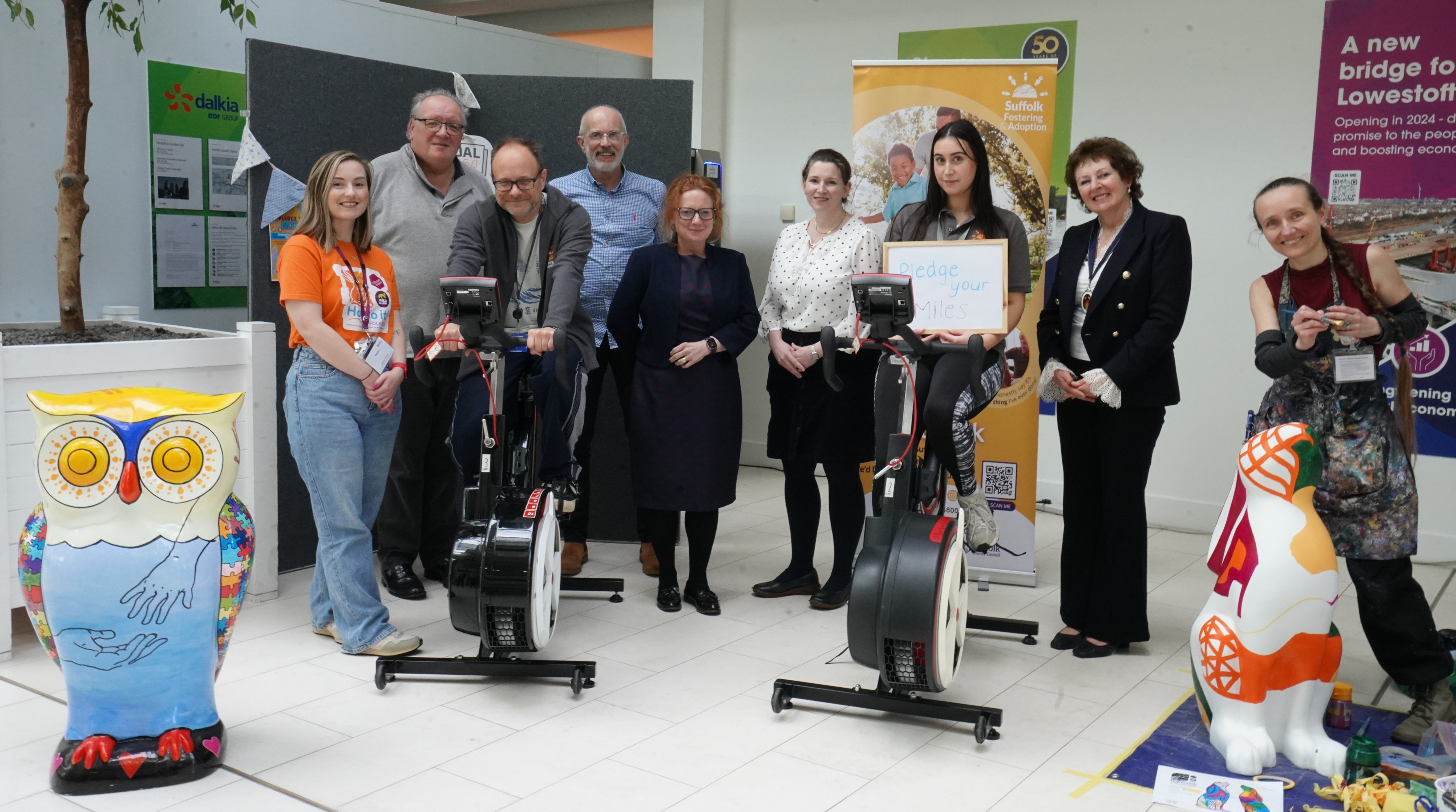 Suffolk County Council Staff and partners raising money for St Elizabeth Hospice