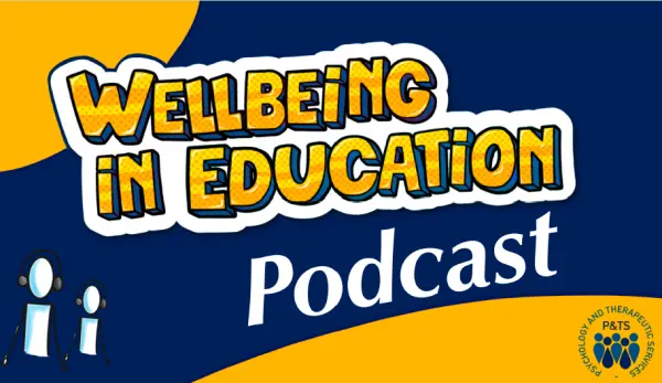 Screenshot Wellbeing in Education Podcast logo
