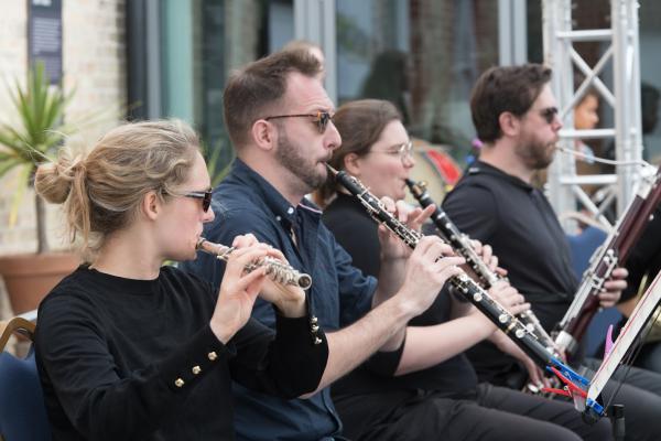 Image shows a musical performance