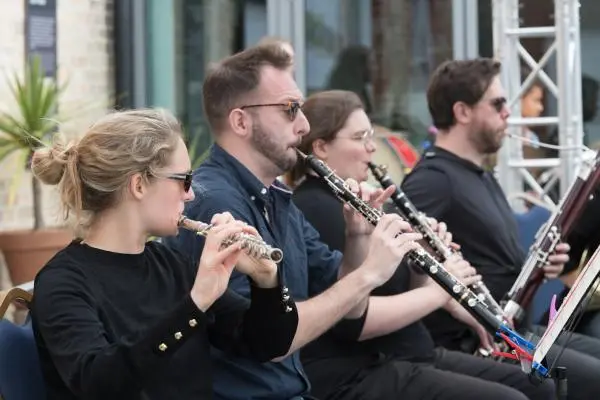 Image shows a musical performance