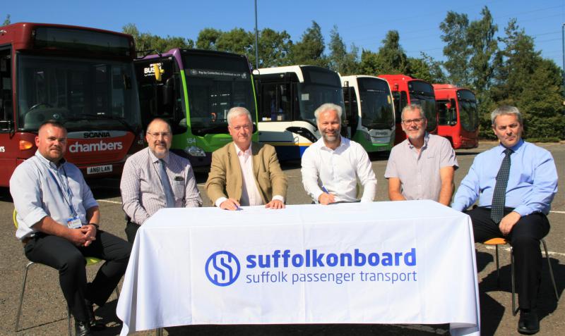Photograph of the Suffolk Enhanced Partnership members
