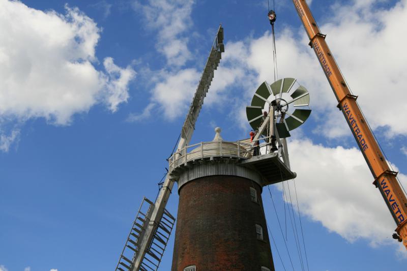 Photo of the new fantail fitted into place