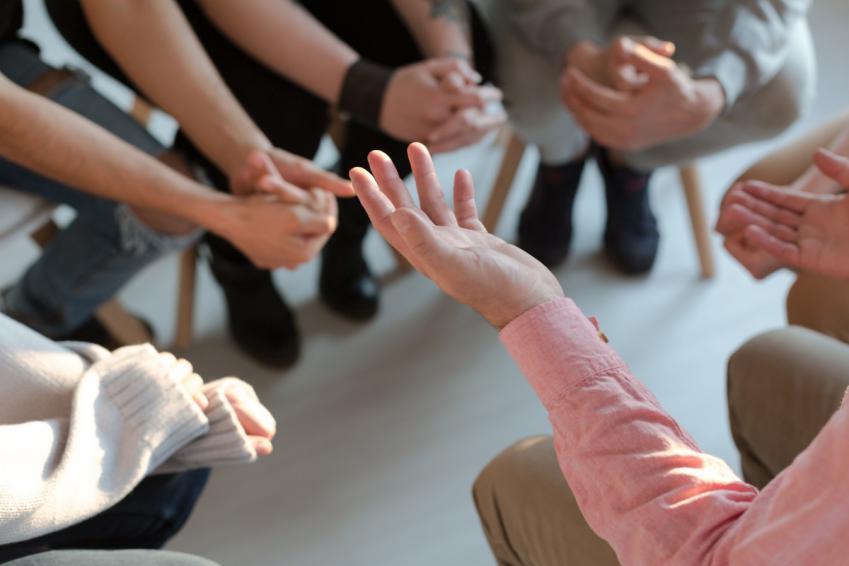 Group therapy session