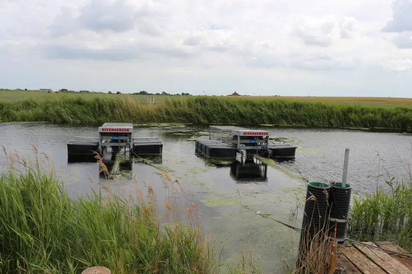 water being pumped as part of project