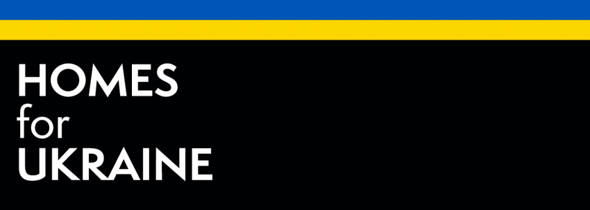 Homes for Ukraine banner