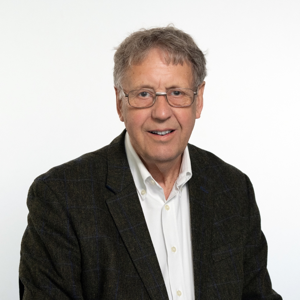Councillor Keith Welham wearing black jacket and white shirt