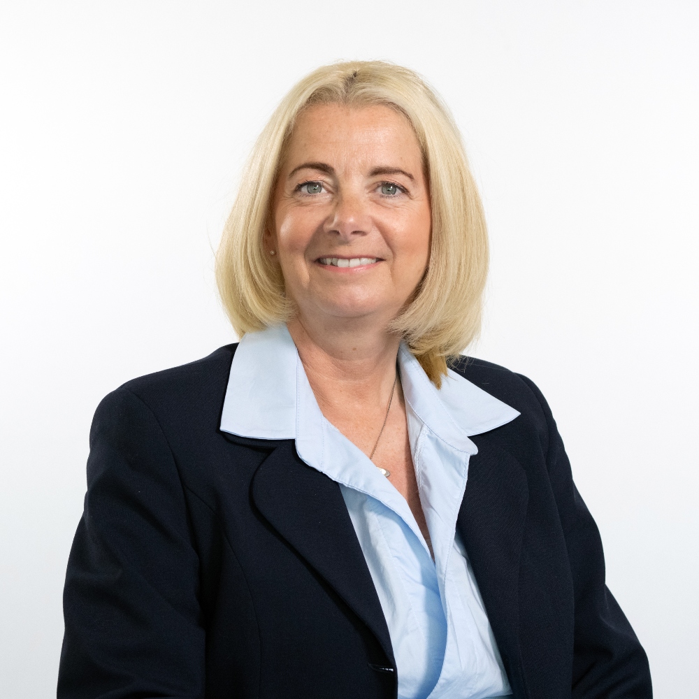 Cllr Kerrie Turner wearing black jacket and blue shirt