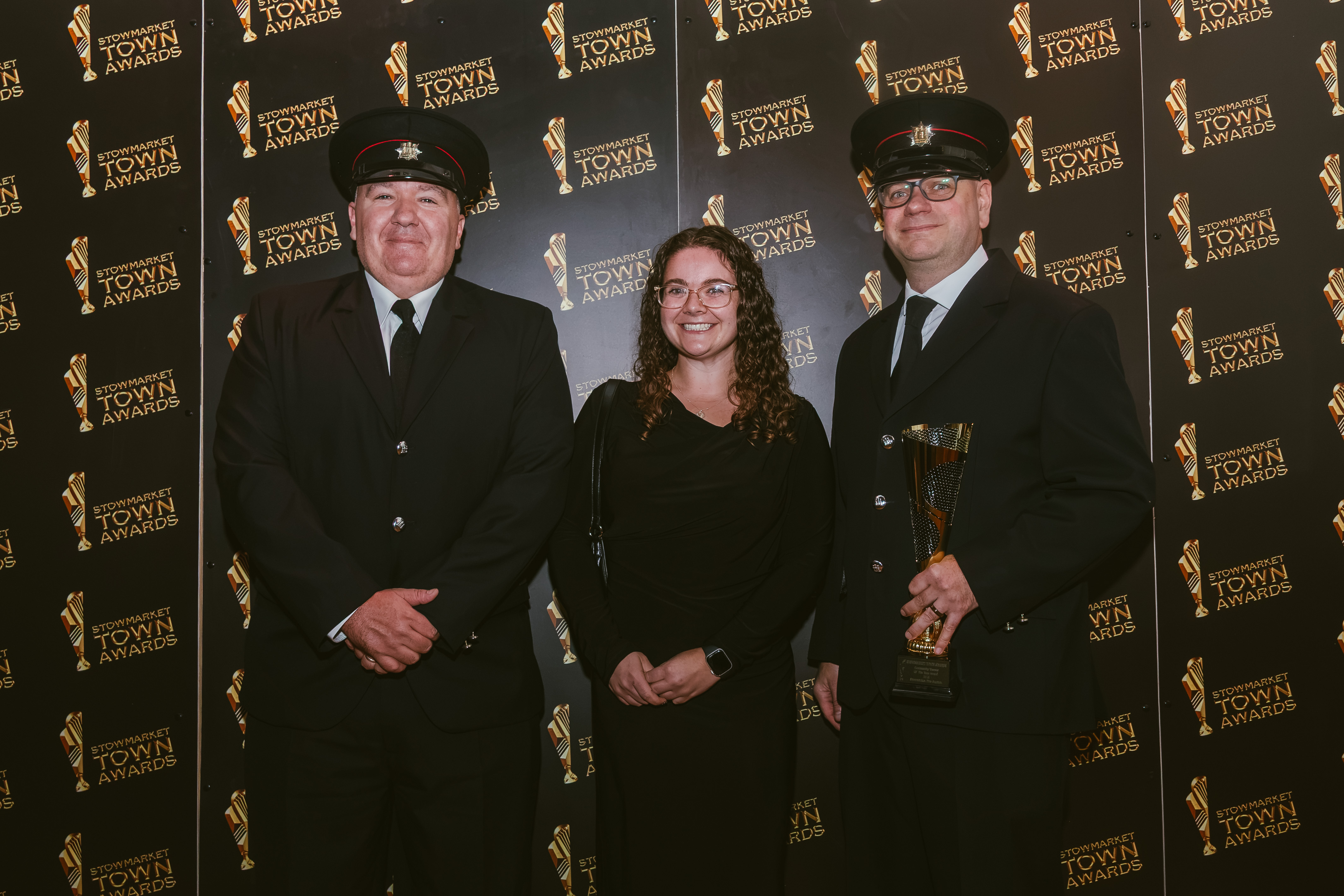 (L to R) Matt and Joe accepted the award on behalf of the station