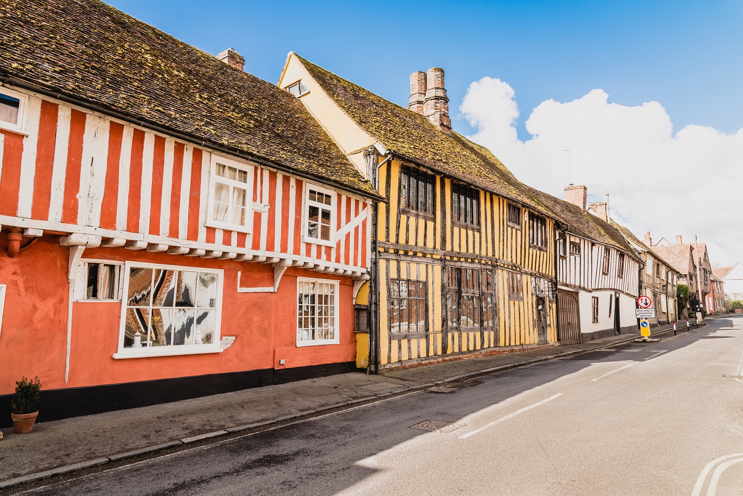 Lavenham village Suffolk