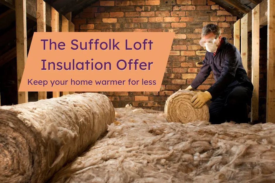 someone rolling out loft insulation