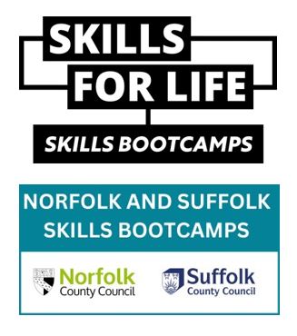 Norfolk and Suffolk Skills Bootcamps logo