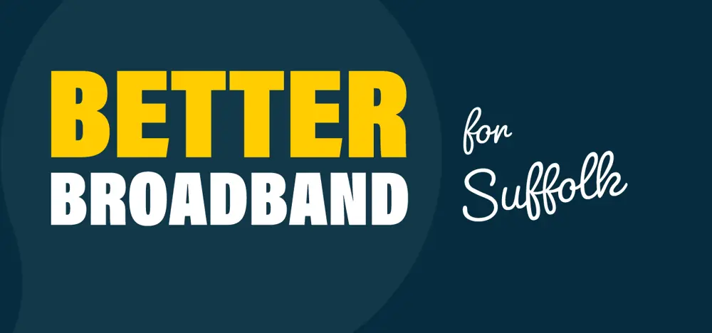 Logo for the Better Broadband for Suffolk programme