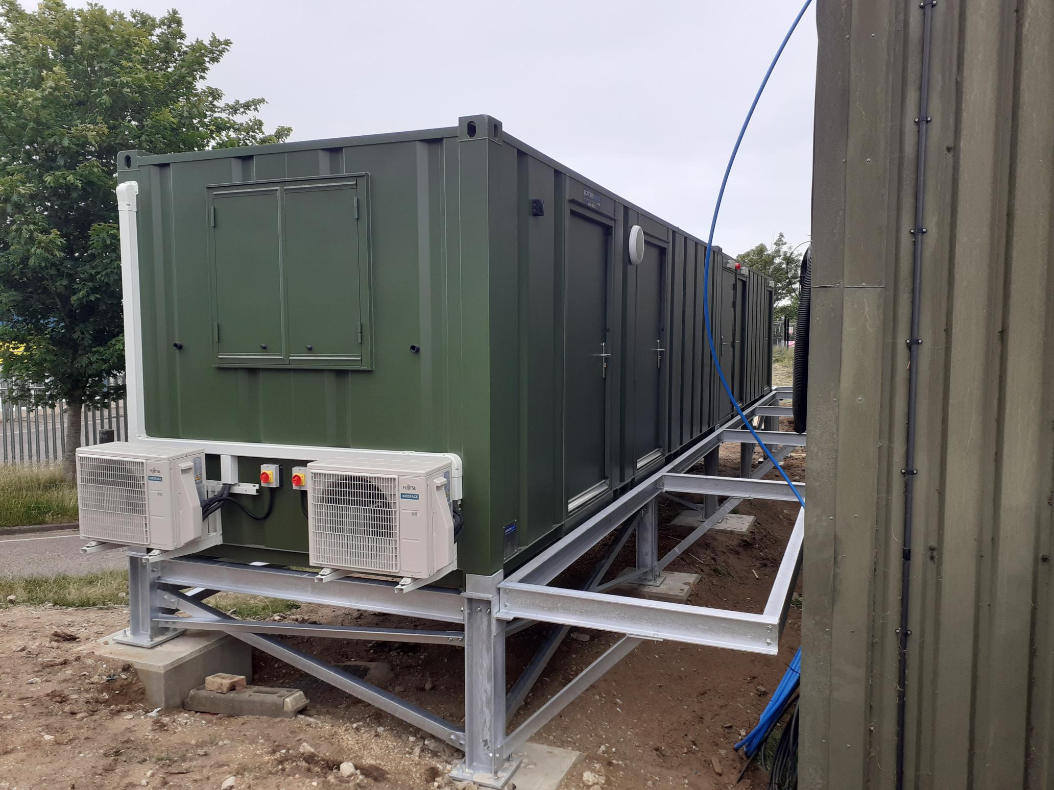 New facilities being installed at the recycling centre
