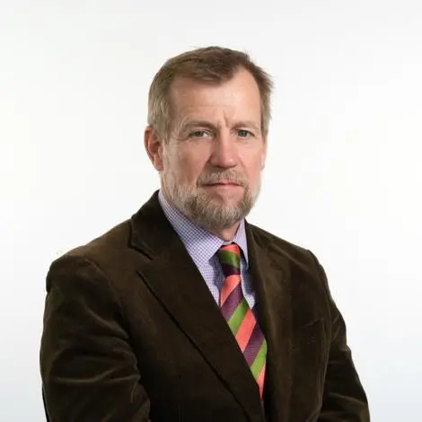 Councillor Mark Barber wearing jacket and tie