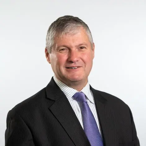 Cllr Paul Reeder wearing suit and tie