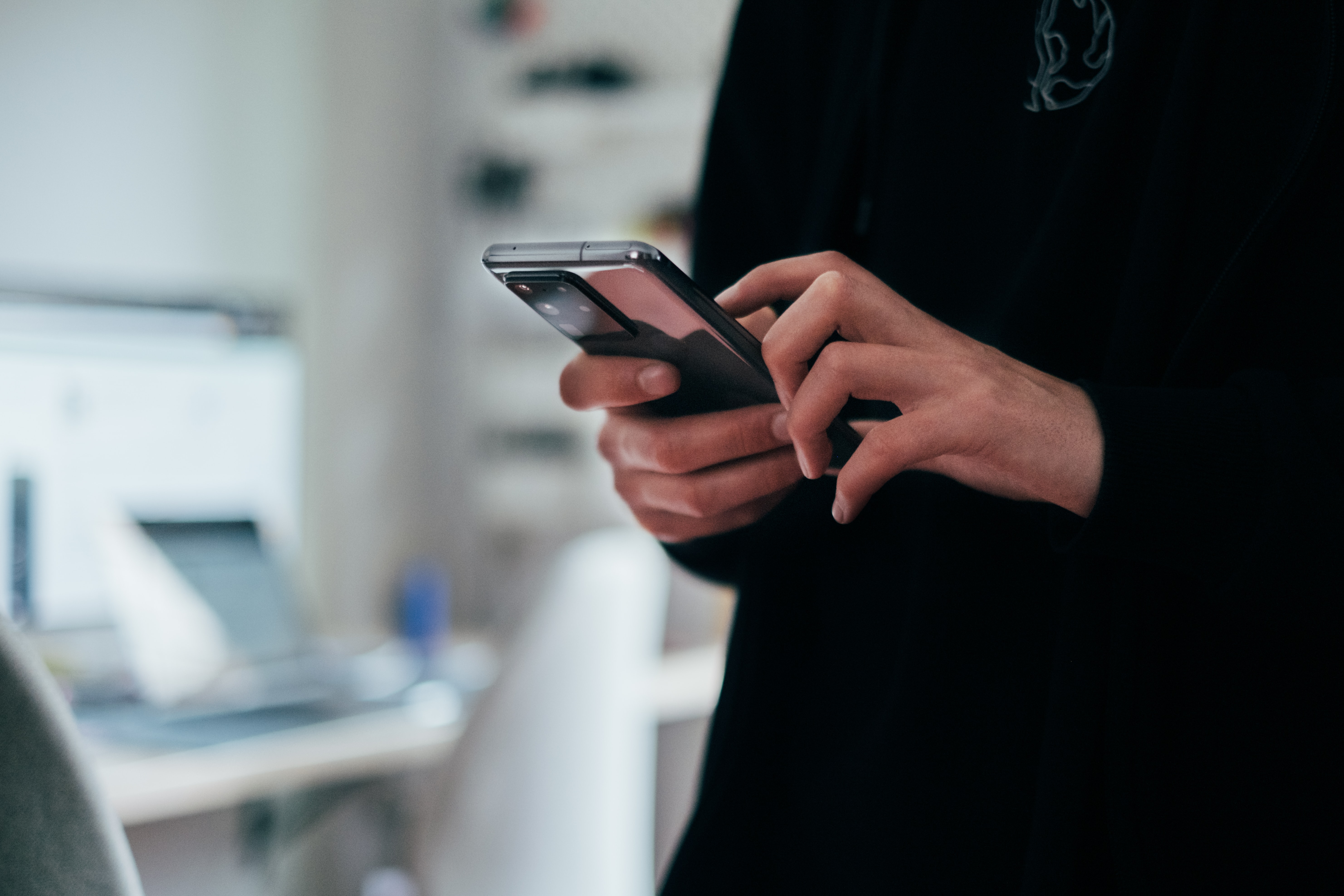 Woman using a mobile phone