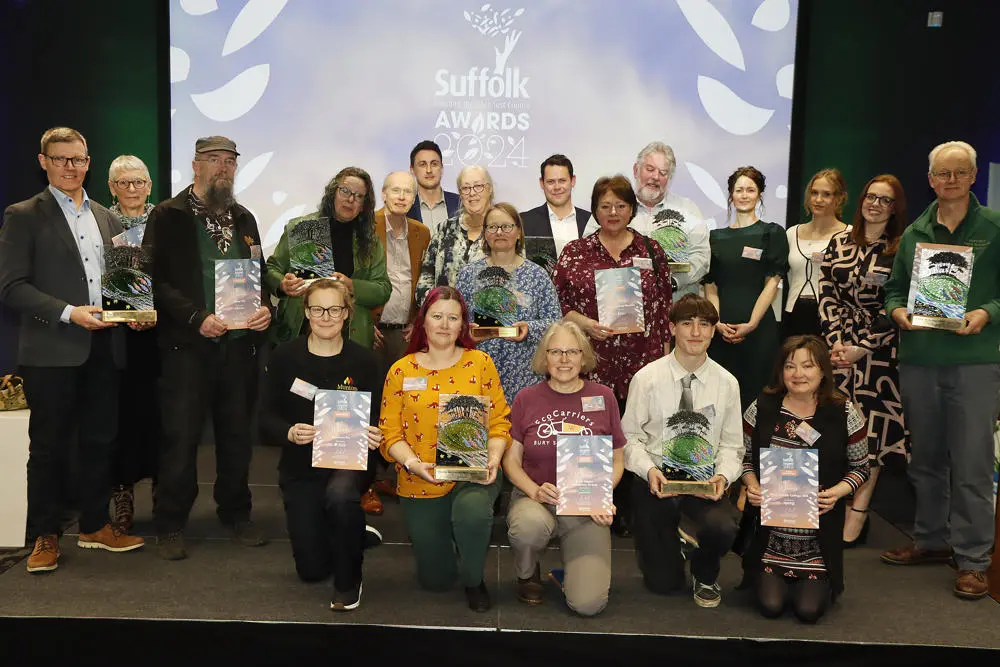 Group photo of all the award winners