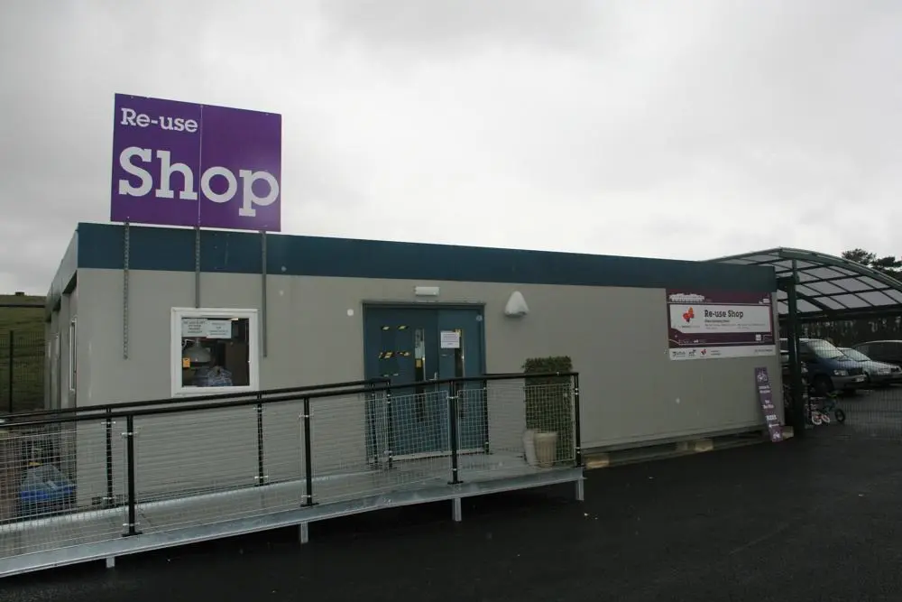 The new shop is part of the £7.8 million refurbishment of Foxhall Recycling Centre. 
