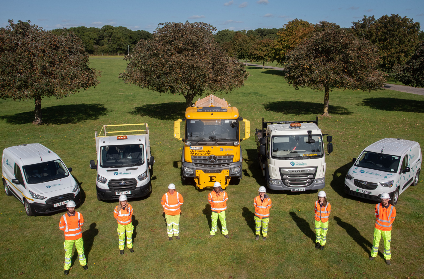 New highways services arrive in Suffolk as part of new multi-million-pound partnership.