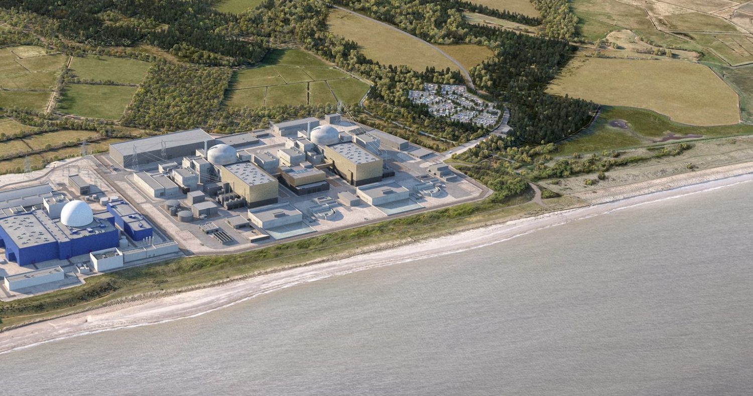 artists impression of Sizewell C