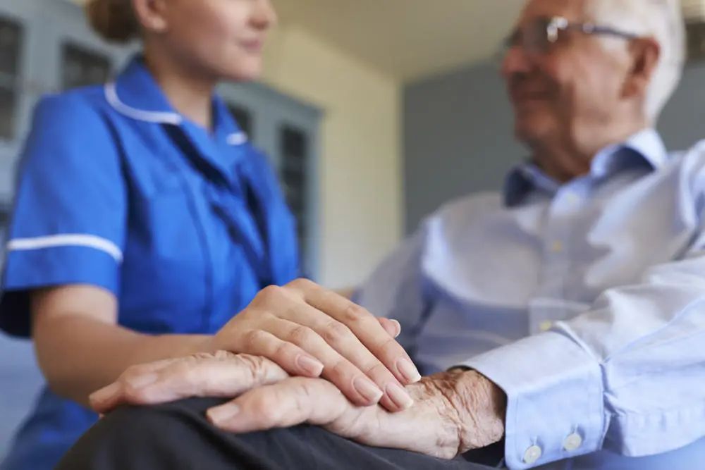 Social carer and older man