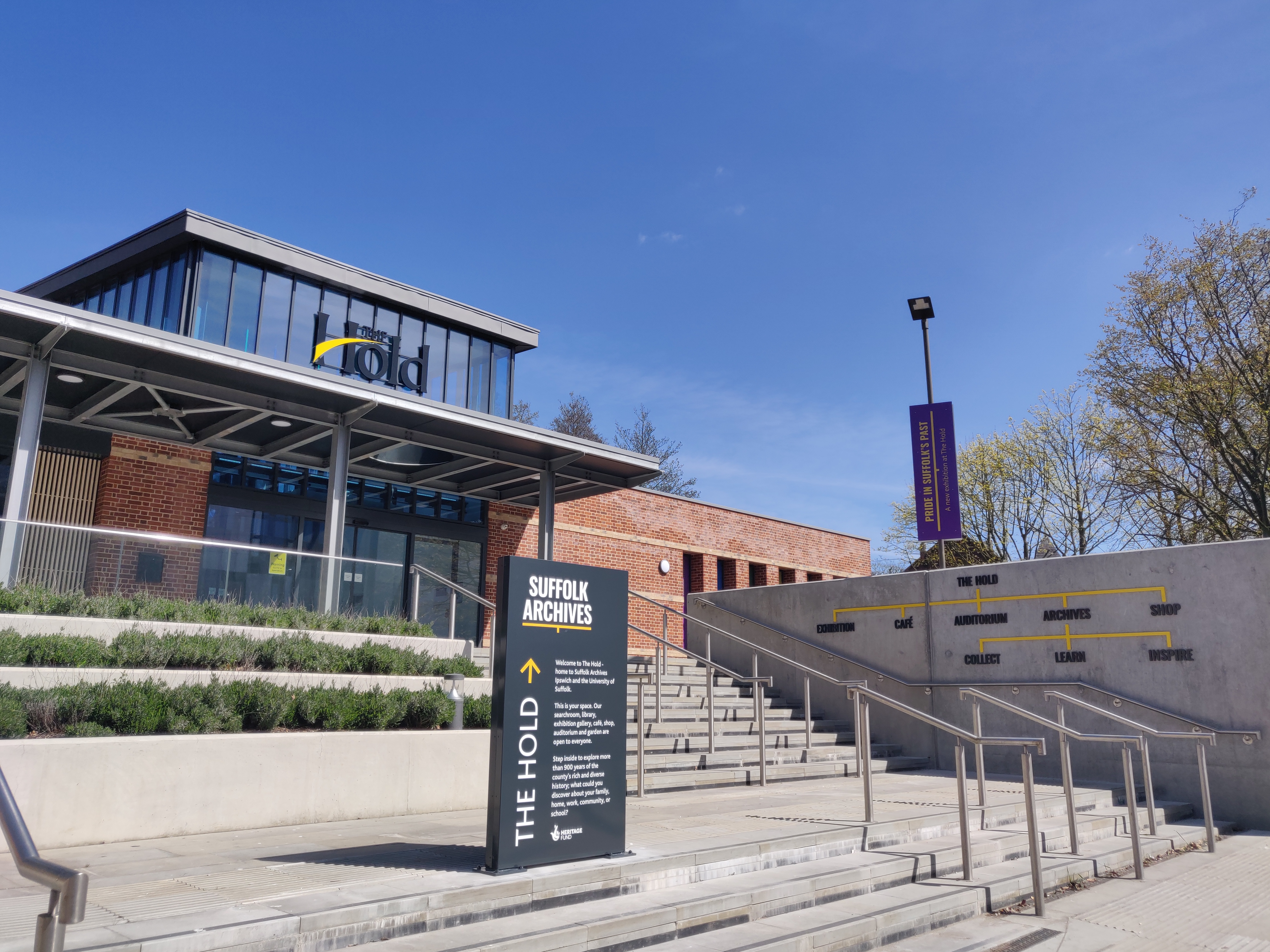 The hold building in Ipswich