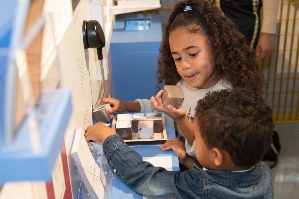 Two children in Suffolk Archives' The Hold
