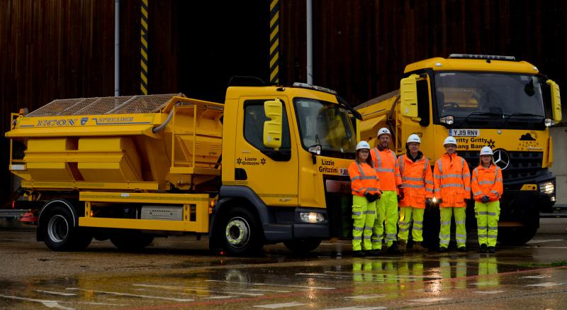Suffolk Highways gritting team
